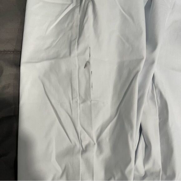 NWT Counterparts White Luxe Stretch Capris Split Hem Rhinestones Size Large - Picture 7 of 7